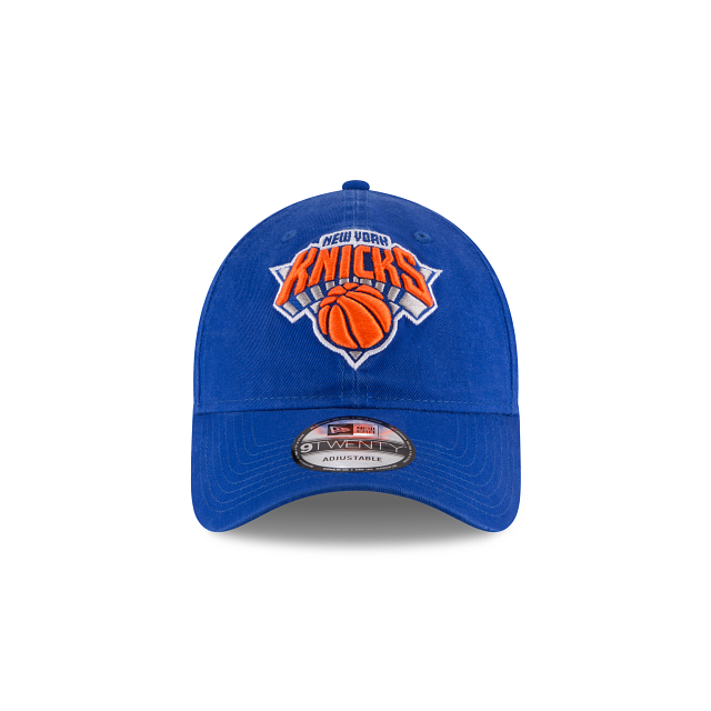 New York Knicks NBA New Era Men Royal 9Twenty Core Classic Adjustable Hat product image 5, provided for visual reference and