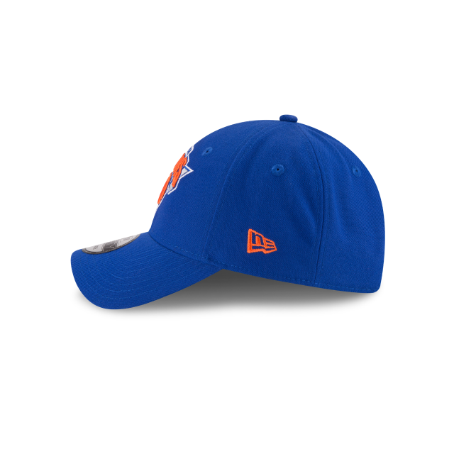 New York Knicks NBA New Era Men Royal 9Forty The League Adjustable Hat product image 4, provided for visual reference and