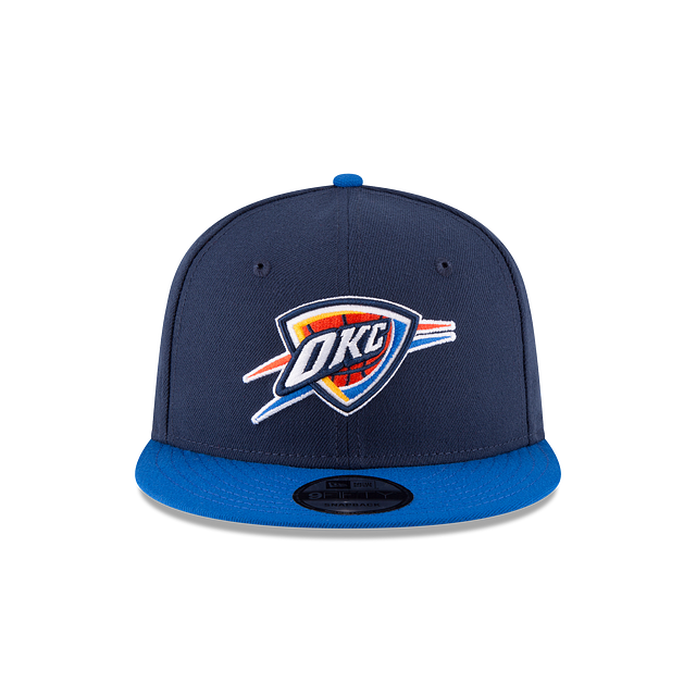 Oklahoma City Thunder NBA New Era Men Navy/Blue 9Fifty Two Tone Snapback product image 5, provided for visual reference and