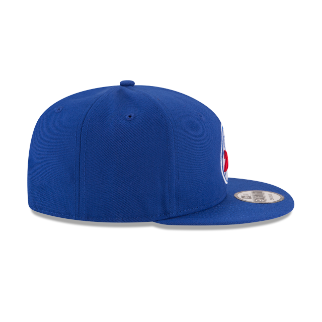 Philadelphia 76ers NBA New Era Men Royal Blue 9Fifty Basic Snapback product image 3, provided for visual reference and