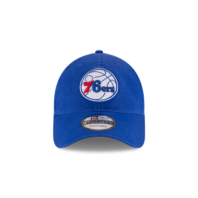 Philadelphia 76ers NBA New Era Men Royal 9Twenty Core Classic Adjustable Hat product image 5, provided for visual reference