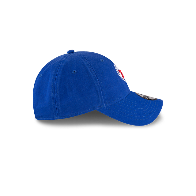 Philadelphia 76ers NBA New Era Men Royal 9Twenty Core Classic Adjustable Hat product image 4, provided for visual reference