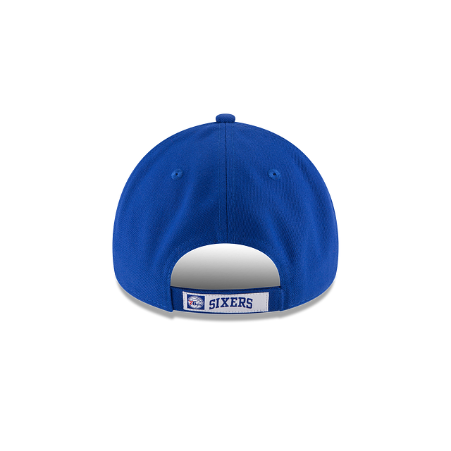 Philadelphia 76ers NBA New Era Men Royal 9Forty The League Adjustable Hat product image 2, provided for visual reference and