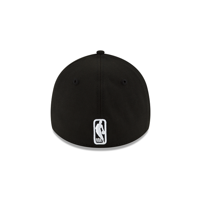Utah Jazz NBA New Era Men Black/White 39Thirty Team Classic Stretch Fit Hat product image 2, provided for visual reference