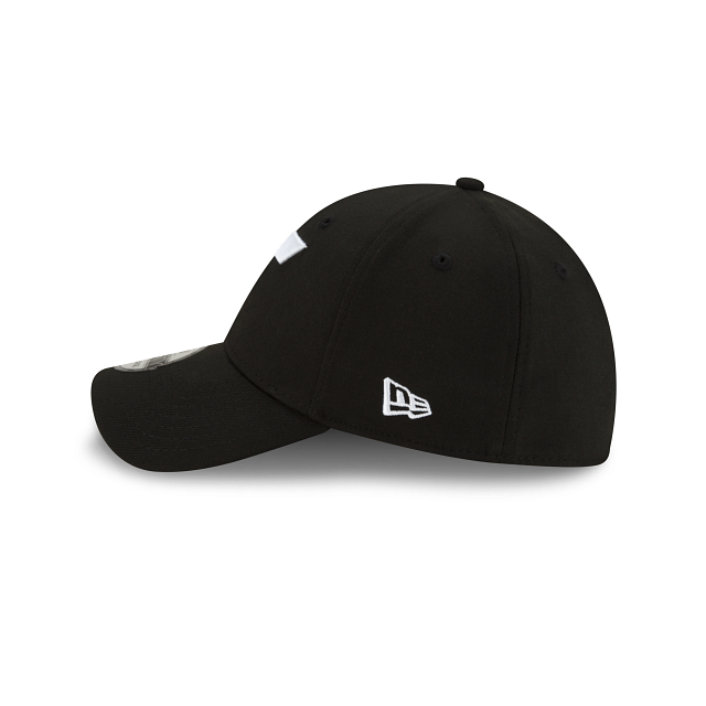 Utah Jazz NBA New Era Men Black/White 39Thirty Team Classic Stretch Fit Hat product image 5, provided for visual reference