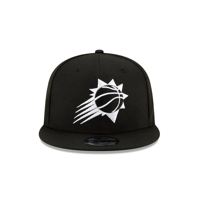 Phoenix Suns NBA New Era Men Black/White 9Fifty Basic Snapback product image 5, provided for visual reference and product