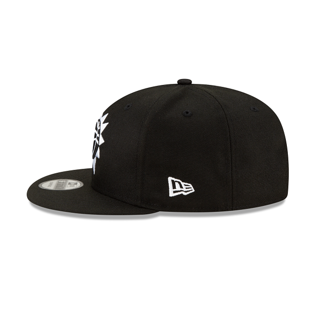 Phoenix Suns NBA New Era Men Black/White 9Fifty Basic Snapback product image 4, provided for visual reference and product
