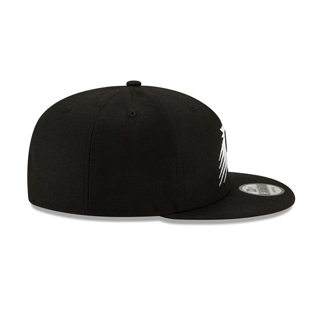 Phoenix Suns NBA New Era Men Black/White 9Fifty Basic Snapback product image 3, provided for visual reference and product