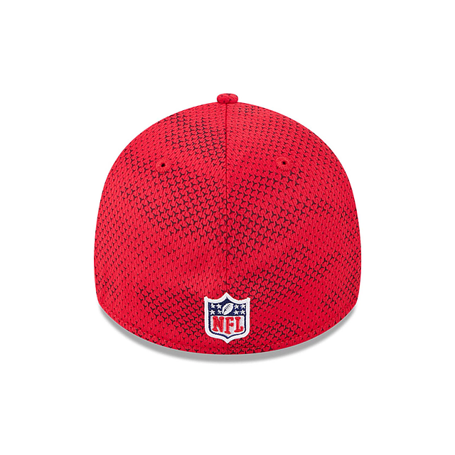 Kansas City Chiefs NFL New Era Men Red 39Thirty 2024 Sideline Stretch Fit Hat product image 2, provided for visual reference