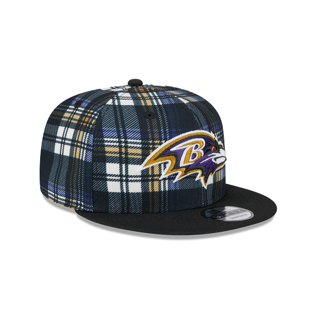 Baltimore Ravens NFL New Era Men Black 9Fifty Sideline Snapback product image 3, provided for visual reference and product