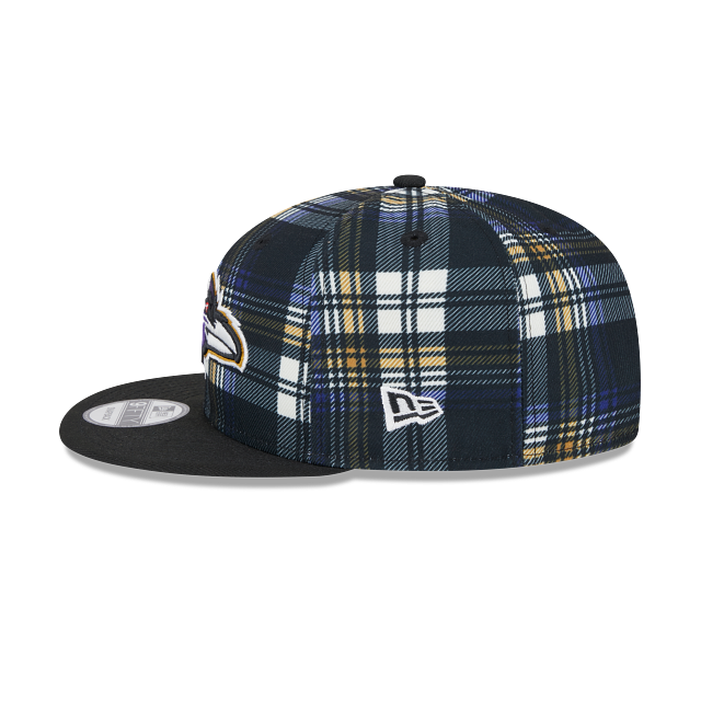 Baltimore Ravens NFL New Era Men Black 9Fifty Sideline Snapback product image 5, provided for visual reference and product