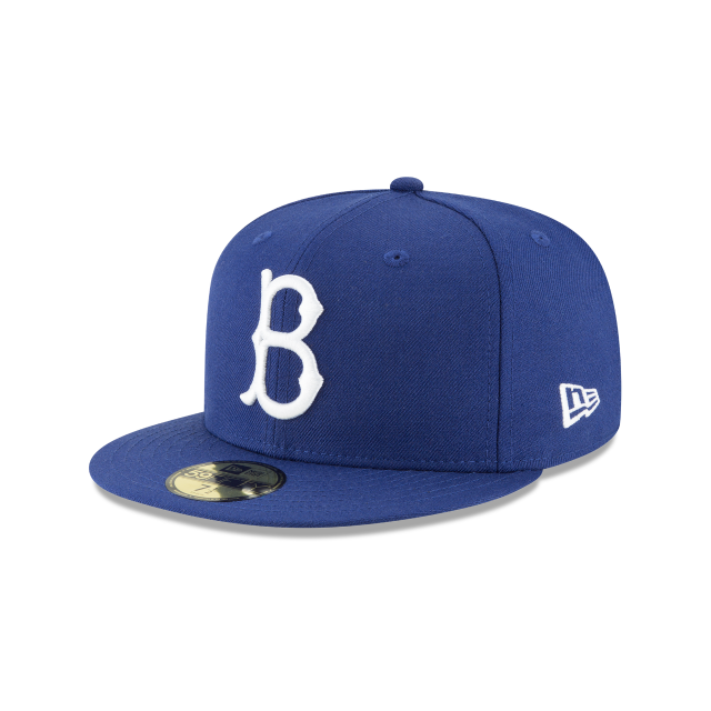 Brooklyn Dodgers MLB New Era Men Royal 59Fifty Cooperstown 1949 Wool Fitted Hat product image 1, provided for visual