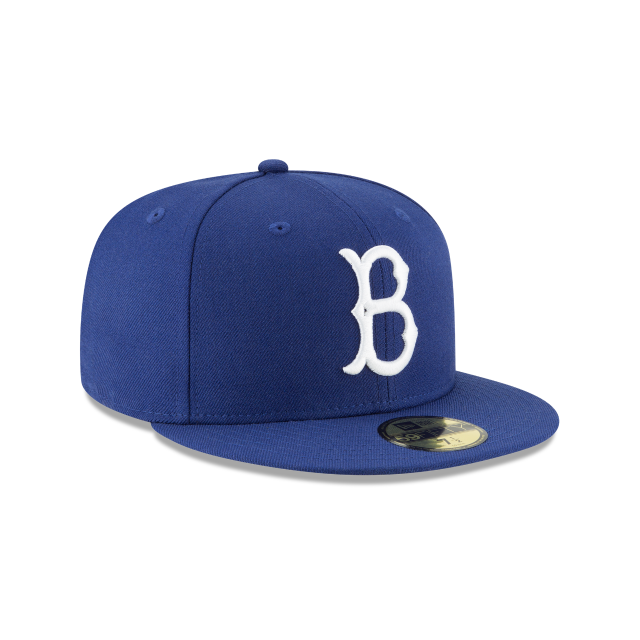 Brooklyn Dodgers MLB New Era Men Royal 59Fifty Cooperstown 1949 Wool Fitted Hat product image 3, provided for visual