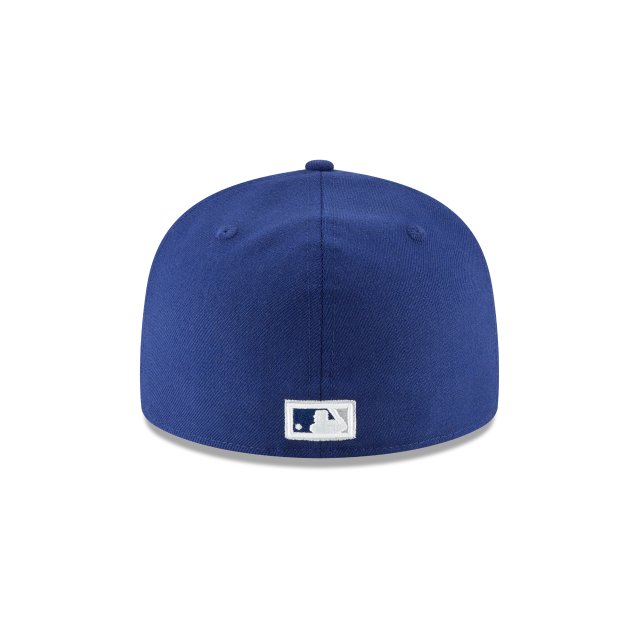 Brooklyn Dodgers MLB New Era Men Royal 59Fifty Cooperstown 1949 Wool Fitted Hat product image 2, provided for visual