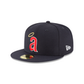 California Angels MLB New Era Men Navy 59Fifty Cooperstown 1971 Wool Fitted Hat product image 1, provided for visual