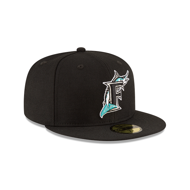Florida Marlins MLB New Era Men Black 59Fifty 1997 World Series Wool Fitted Hat product image 3, provided for visual