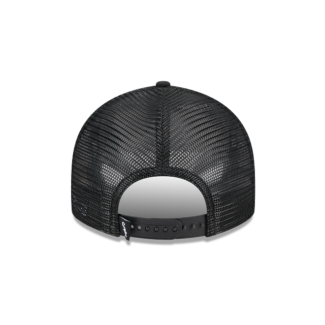 Chicago White Sox MLB New Era Men Black 9Fifty Low Profile Trucker Snapback product image 2, provided for visual reference