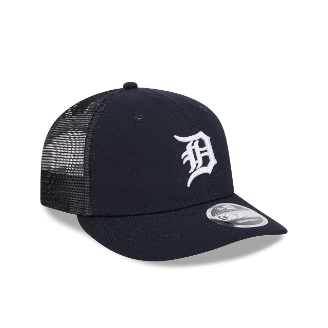 Detroit Tigers MLB New Era Men Navy 9Fifty Low Profile Trucker Snapback product image 7, provided for visual reference and