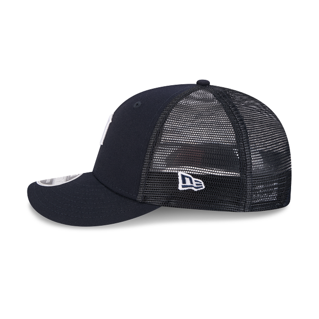 Detroit Tigers MLB New Era Men Navy 9Fifty Low Profile Trucker Snapback product image 5, provided for visual reference and