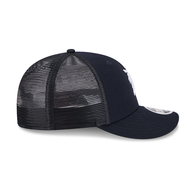 Detroit Tigers MLB New Era Men Navy 9Fifty Low Profile Trucker Snapback product image 4, provided for visual reference and