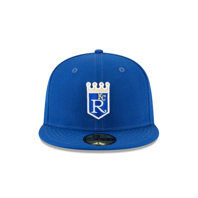 Kansas City Royals MLB New Era Men Royal 59Fifty Cooperstown 1971 Wool Fitted Hat product image 5, provided for visual