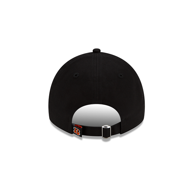 Cincinnati Bengals NFL New Era Men Black 9Twenty Core Classic Adjustable Hat product image 2, provided for visual reference