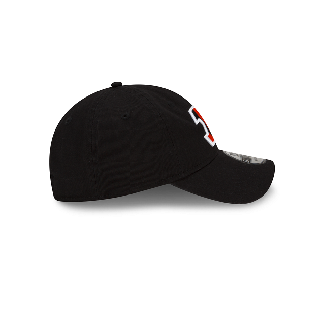 Cincinnati Bengals NFL New Era Men Black 9Twenty Core Classic Adjustable Hat product image 4, provided for visual reference