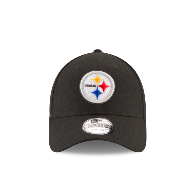 Pittsburgh Steelers NFL New Era Men Black 9Forty The League Adjustable Hat product image 5, provided for visual reference