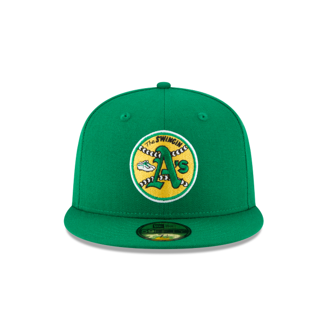 Oakland Athletics MLB New Era Men Green 59Fifty 1971 Cooperstown Wool Fitted Hat product image 5, provided for visual