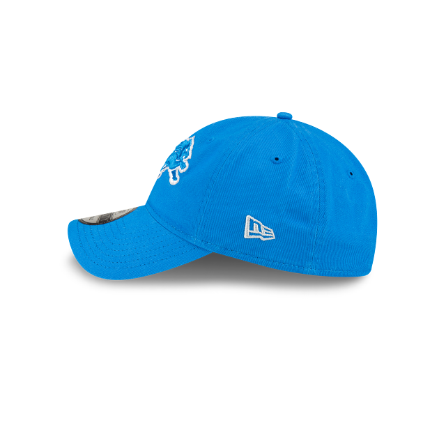 Detroit Lions NFL New Era Men Honolulu Blue 9Twenty Core Classic Adjustable Hat product image 5, provided for visual
