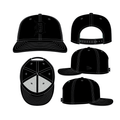 Detroit Tigers MLB New Era Men Black on Black 9Seventy Snapback Hat product image 1, provided for visual reference and