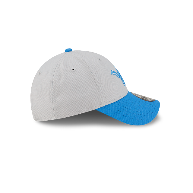 Detroit Lions NFL New Era Men Blue/Grey 2 Tone 9Forty Adjustable Hat product image 4, provided for visual reference and