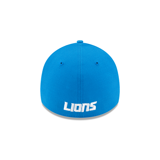 Detroit Lions NFL New Era Men Blue 39Thirty Team Classic Stretch Fit Hat product image 2, provided for visual reference and
