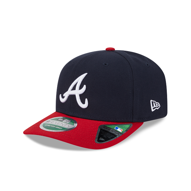 Atlanta Braves MLB New Era Men Navy/Red 9Seventy Player Replica Snapback product image 1, provided for visual reference and
