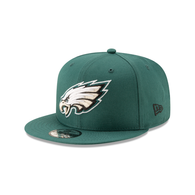 Philadelphia Eagles NFL New Era Men Midnight Green 9Fifty Basic Snapback product image 1, provided for visual reference and