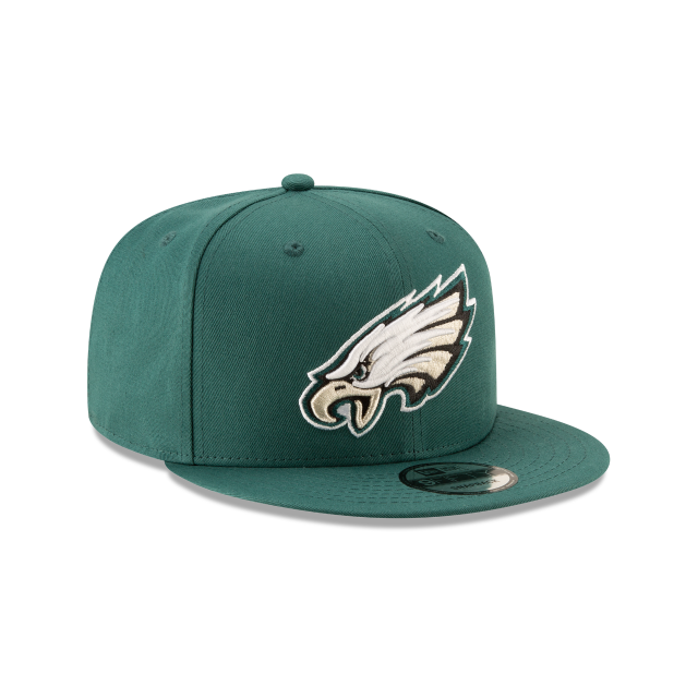 Philadelphia Eagles NFL New Era Men Midnight Green 9Fifty Basic Snapback product image 6, provided for visual reference and