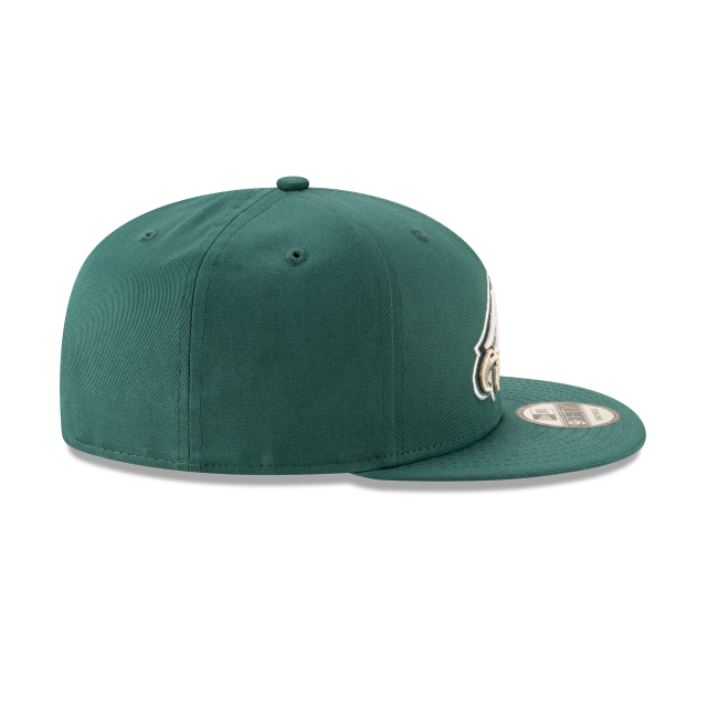 Philadelphia Eagles NFL New Era Men Midnight Green 9Fifty Basic Snapback product image 3, provided for visual reference and