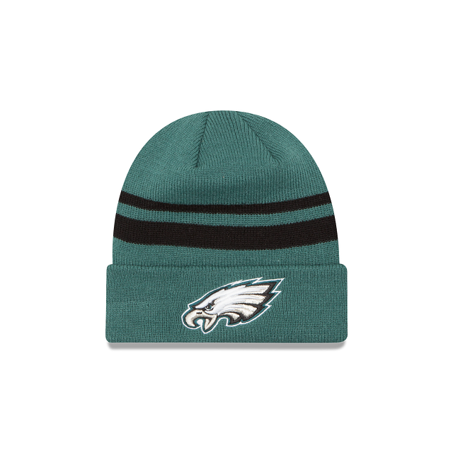 Philadelphia Eagles NFL New Era Men Midnight Green Cuff Knit Beanie product image 1, provided for visual reference and