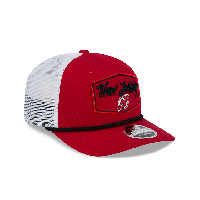 New Jersey Devils NHL New Era Men Red 9Seventy Cord Snapback Hat product image 6, provided for visual reference and product
