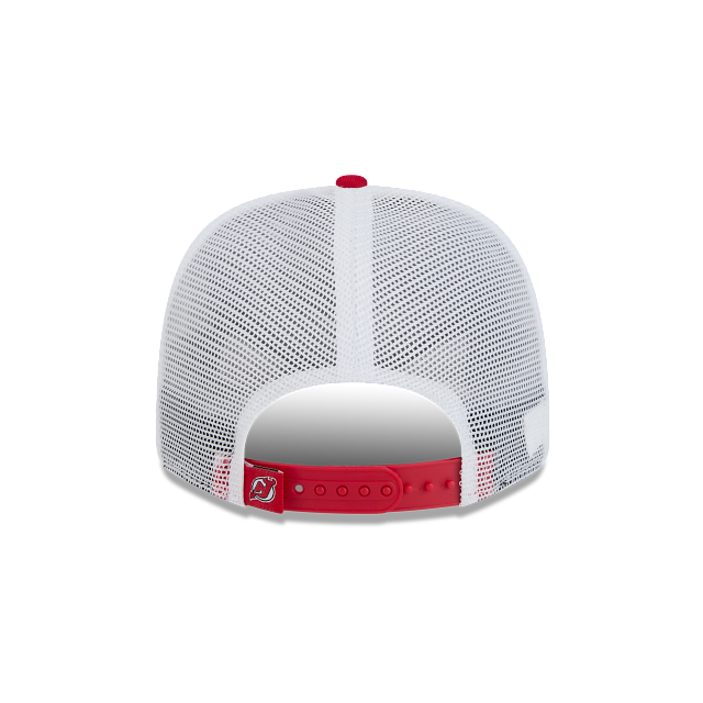 New Jersey Devils NHL New Era Men Red 9Seventy Team Color Snapback Hat product image 2, provided for visual reference and