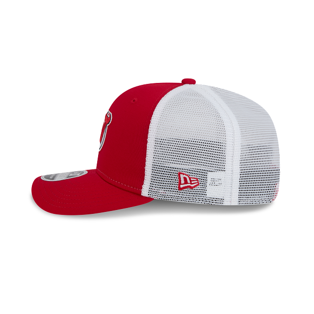 New Jersey Devils NHL New Era Men Red 9Seventy Team Color Snapback Hat product image 5, provided for visual reference and