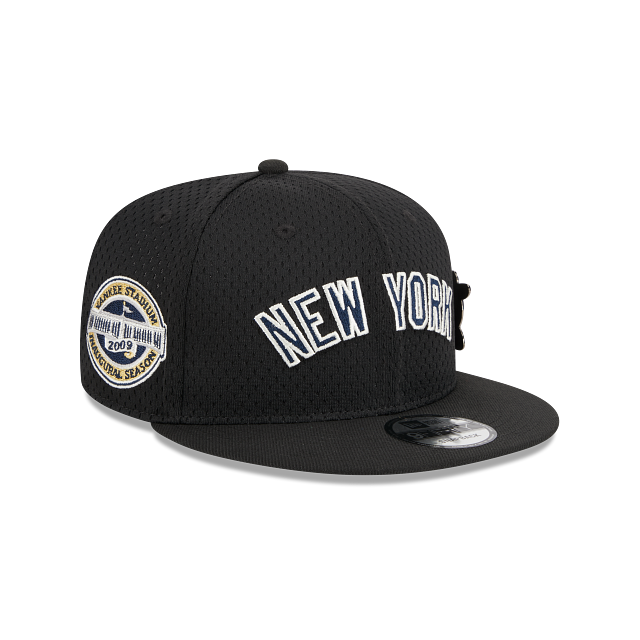 New York Yankees MLB New Era Men Black 9Fifty 2009 Inaugural Season Post Up Pin Snapback product image 2, provided for