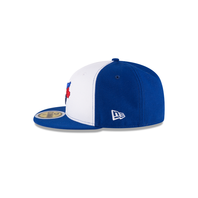 Toronto Blue Jays MLB New Era Youth White/Royal 59Fifty Authentic Collection Fitted Hat product image 4, provided for visual