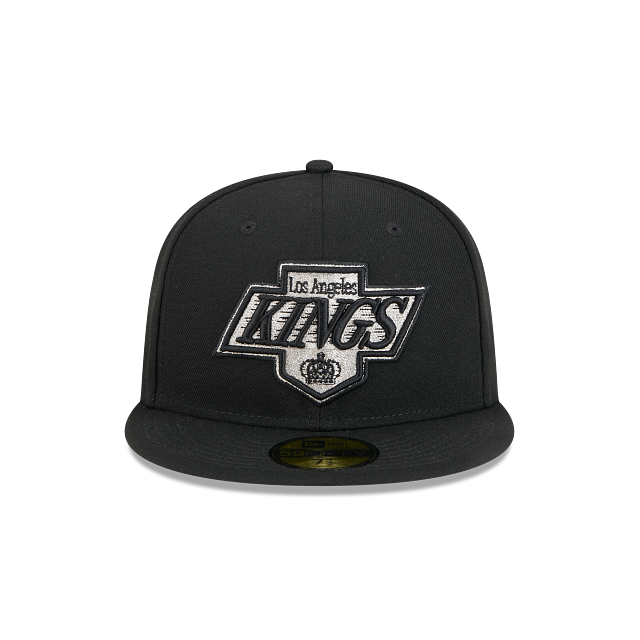 Los Angeles Kings NHL New Era Men Black 59Fifty Core Fitted Hat product image 7, provided for visual reference and product