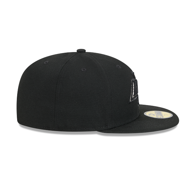 Los Angeles Kings NHL New Era Men Black 59Fifty Core Fitted Hat product image 4, provided for visual reference and product