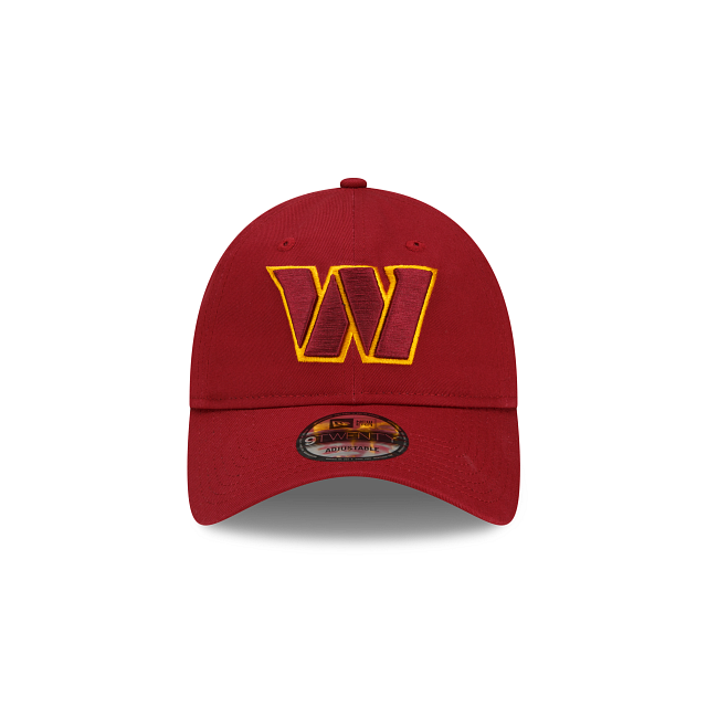 Washington Commanders NFL New Era Men Red 9Twenty Core Classic Adjustable Hat product image 6, provided for visual reference