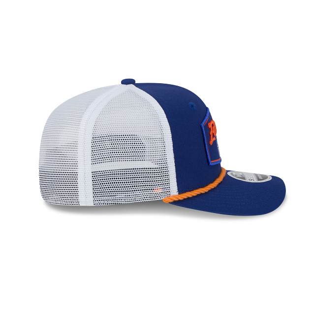 Edmonton Oilers NHL New Era Men Royal 9Seventy Cord Snapback Hat product image 4, provided for visual reference and product