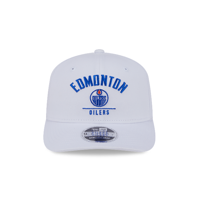 Edmonton Oilers NHL New Era Men White 9Seventy Team Color Snapback Hat product image 7, provided for visual reference and