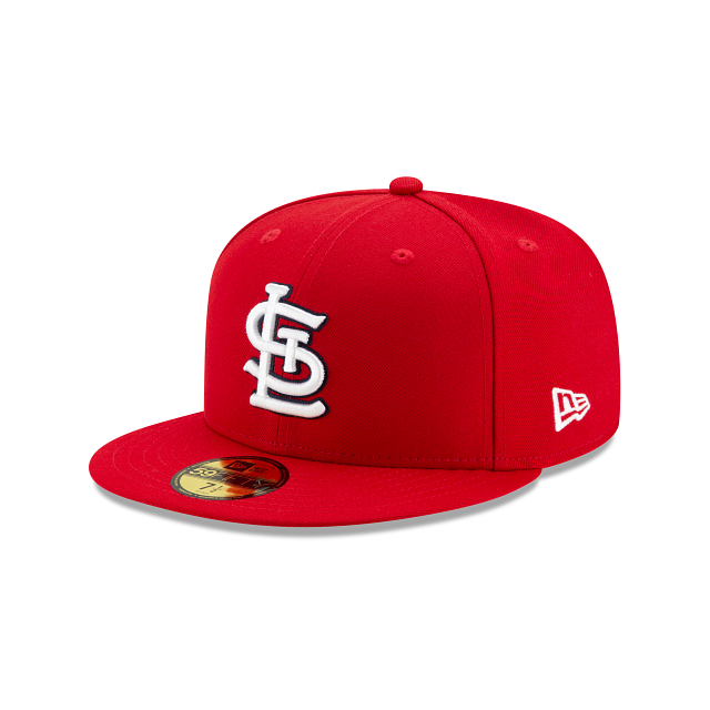 St. Louis Cardinals MLB New Era Youth Red 59Fifty Authentic Collection Fitted Hat product image 1, provided for visual