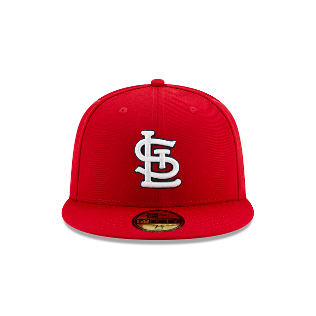 St. Louis Cardinals MLB New Era Youth Red 59Fifty Authentic Collection Fitted Hat product image 5, provided for visual